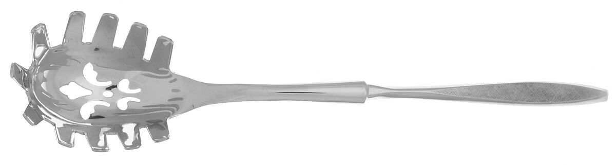 Corsair (Stainless) Pasta Server with Stainless Bowl HC by Ekco Silver-1