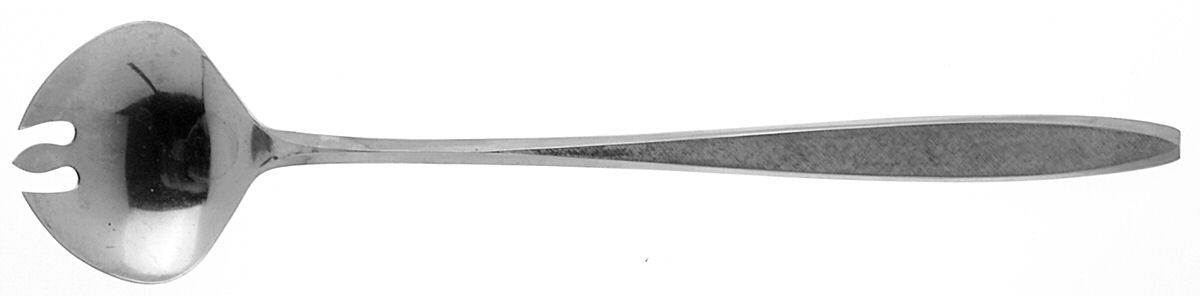 Corsair (Stainless) Solid Salad Serving Fork by Ekco Silver-1