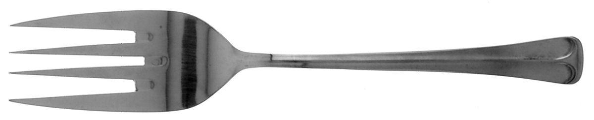Colonial Richmond (Stainless) Large Solid Cold Meat Serving Fork by Ekco Silver-1