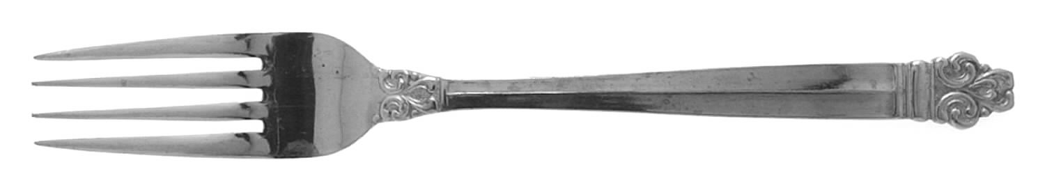 Crown Tiara (Stainless) Fork by Ekco Silver-1
