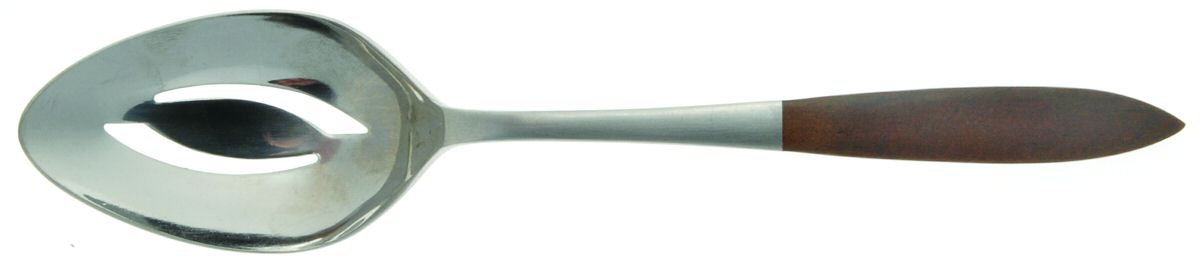 EKS10 (STAINLESS) Pierced Tablespoon (Serving Spoon) by Ekco Silver-1
