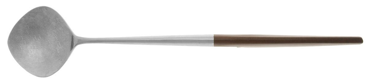 EKS10 (STAINLESS) Solid Salad Serving Spoon by Ekco Silver-1