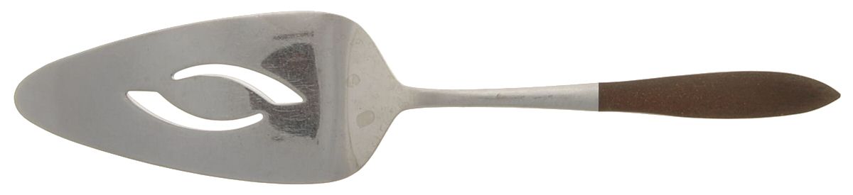 EKS10 (STAINLESS) Pierced All Stainless Pie Server by Ekco Silver-1