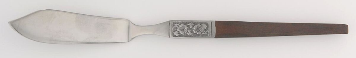 EKS14 (STAINLESS) Flat Handle Master Butter Knife by Ekco Silver-1