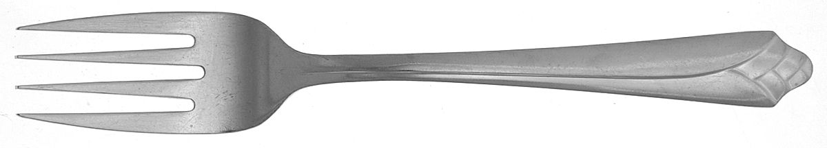 EKS19 (STAINLESS) Individual Salad Fork by Ekco Silver-1