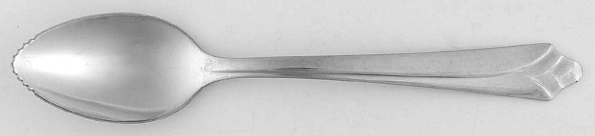 EKS19 (STAINLESS) Fruit/Orange Spoon by Ekco Silver-1