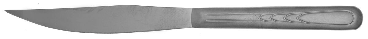 EKS7 (STAINLESS) Steak Knife Individual Hollow, No Serrate HC by Ekco Silver-1