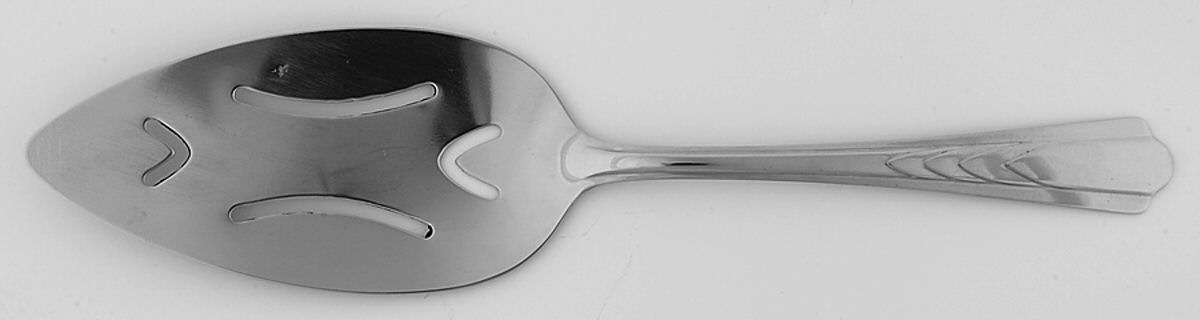 EKS7 (STAINLESS) Pierced All Stainless Pie Server by Ekco Silver-1