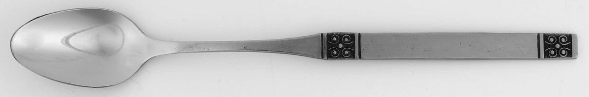 Gemini (Stainless, Scrolls) Iced Tea Spoon by Ekco Silver-1