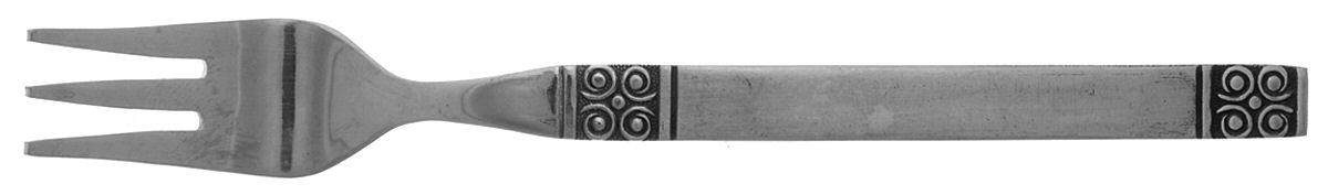 Gemini (Stainless, Scrolls) Cocktail/Seafood Fork by Ekco Silver-1