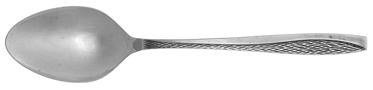 Gemini (Stainless, Crosshatch) Tablespoon (Serving Spoon) by Ekco Silver-1
