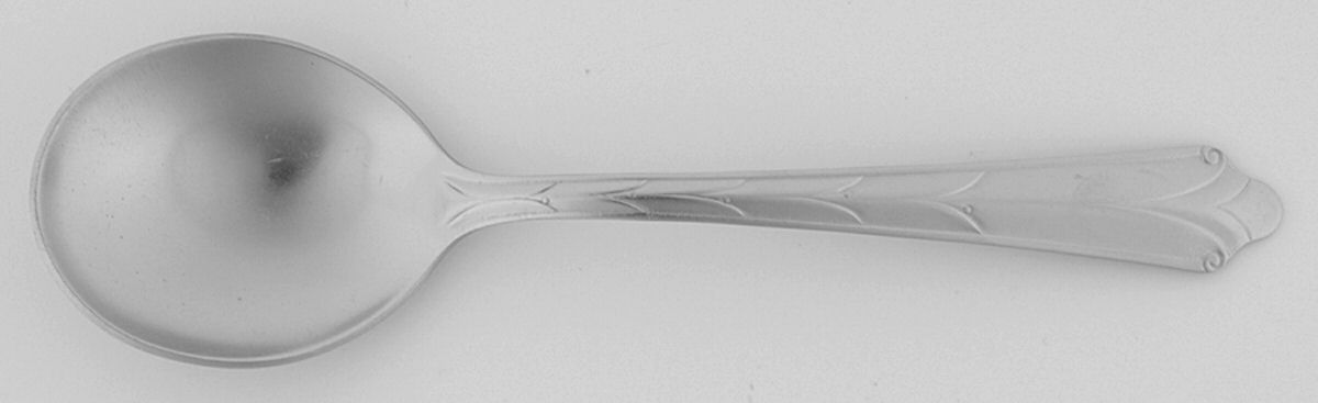 Kenilworth (Stainless) Round Bowl Soup Spoon (Cream Soup) by Ekco Silver-1