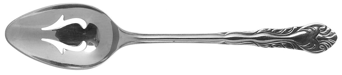 Lady Astor (Stainless) Pierced Tablespoon (Serving Spoon) by Ekco Silver-1