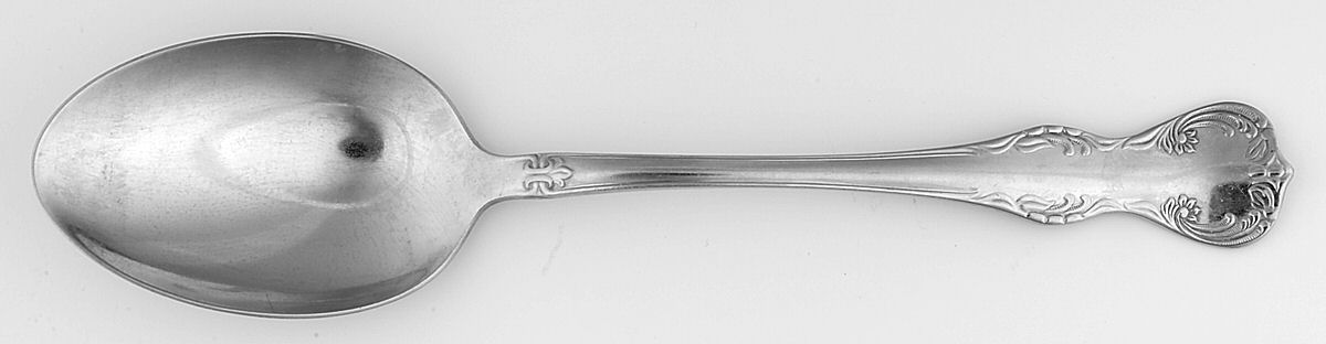 Lady Charlotte (Stainless) Tablespoon (Serving Spoon) by Ekco Silver-1