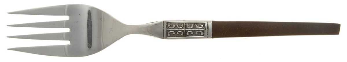 La Joya (Stainless) Medium Solid Cold Meat Serving Fork by Ekco Silver-1