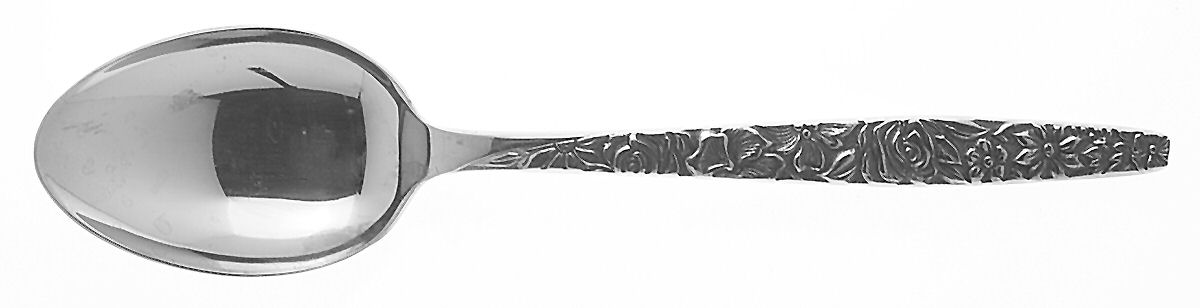 Las Palmas (Stainless) Tablespoon (Serving Spoon) by Ekco Silver-1