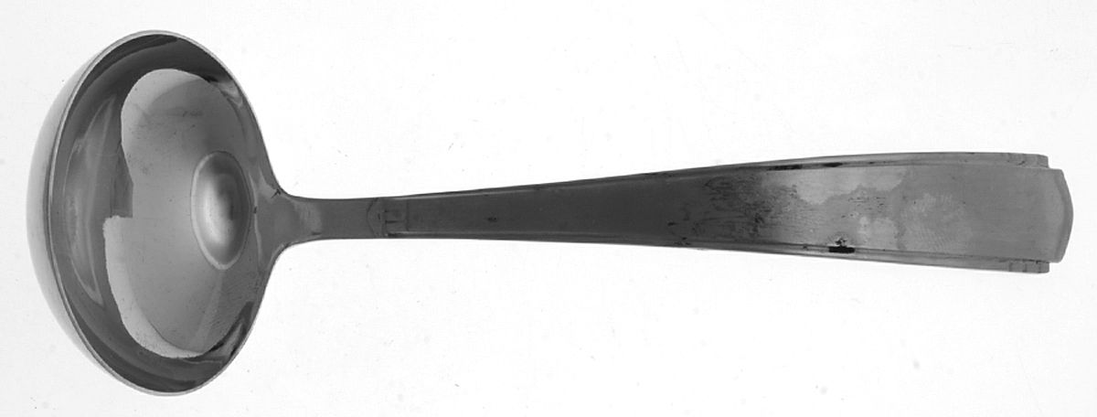 Lady Wilhelmina (Stainless) Solid Gravy Ladle by Ekco Silver-1