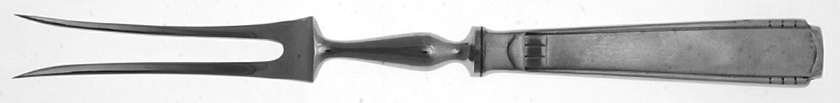 Lady Wilhelmina (Stainless) Large Stainless-Prong Roast Carving Fork by Ekco Silver-1