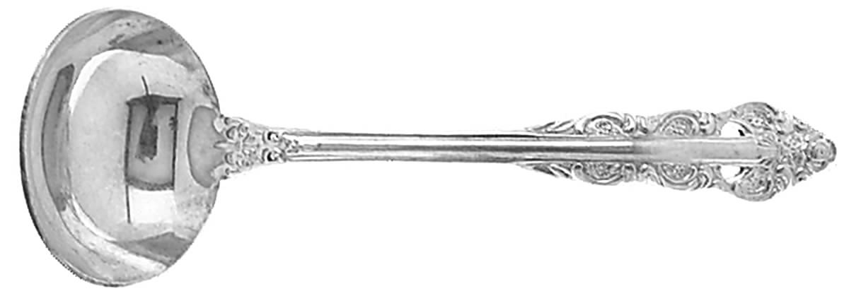 Lillianne (Silverplate) Solid Gravy Ladle by Ekco Silver-1