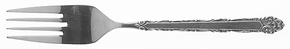 Mary Ellen (Stainless) Individual Salad Fork by Ekco Silver-1
