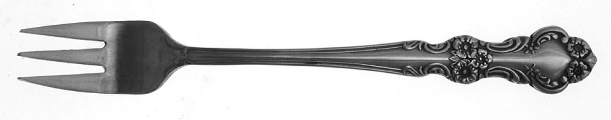 Mary Graham (Stainless) Cocktail/Seafood Fork by Ekco Silver-1