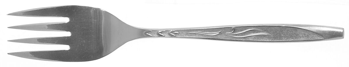 Mary Jane (Stainless) Medium Solid Cold Meat Serving Fork by Ekco Silver-1