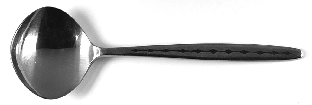 Mosaic (Stainless) Sugar Spoon by Ekco Silver-1