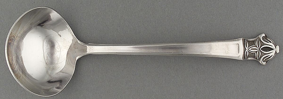 Padua (Stainless) Solid Gravy Ladle by Ekco Silver-1