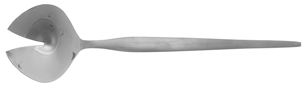 Prince (Stainless) Solid Salad Serving Fork by Ekco Silver-1