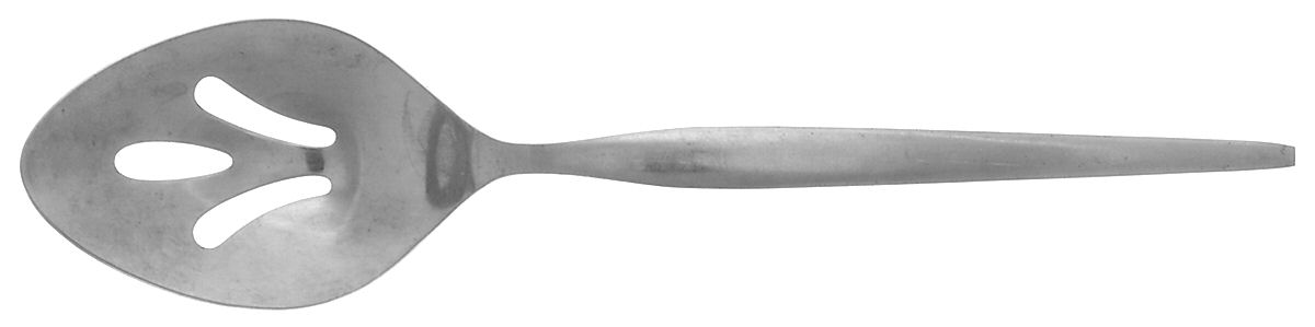 Prince (Stainless) Pierced Tablespoon (Serving Spoon) by Ekco Silver-1