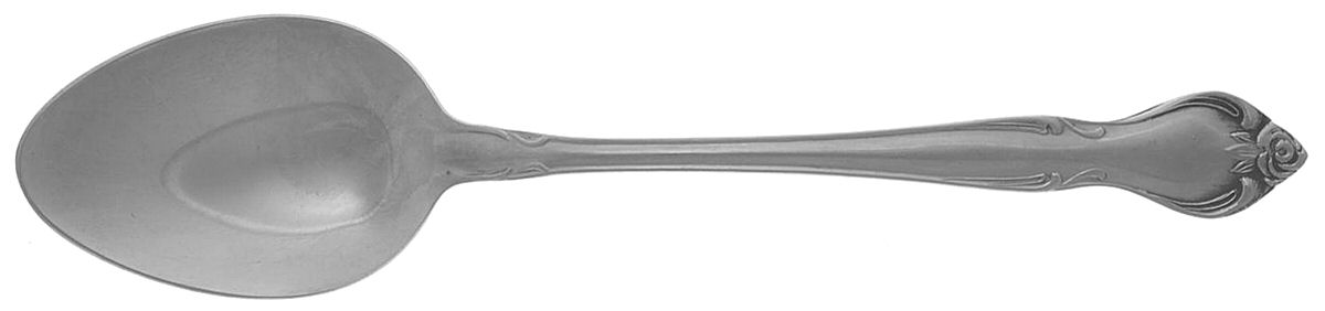 Regal Rose (Stainless) Oval Place Soup Spoon by Ekco Silver-1