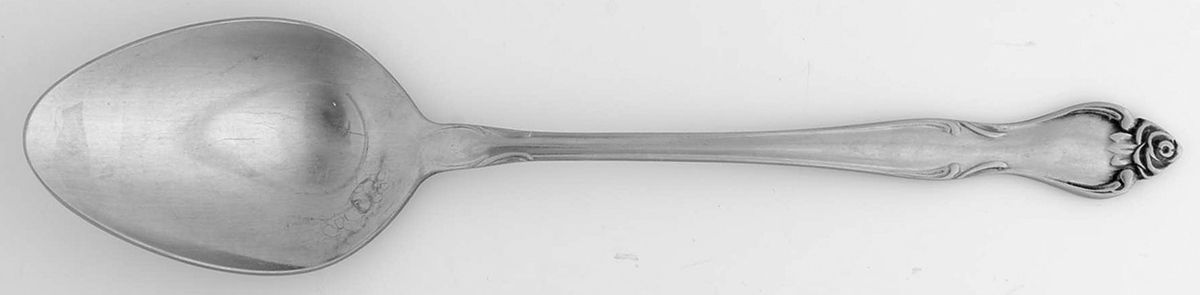 Regal Rose (Stainless) Tablespoon (Serving Spoon) by Ekco Silver-1