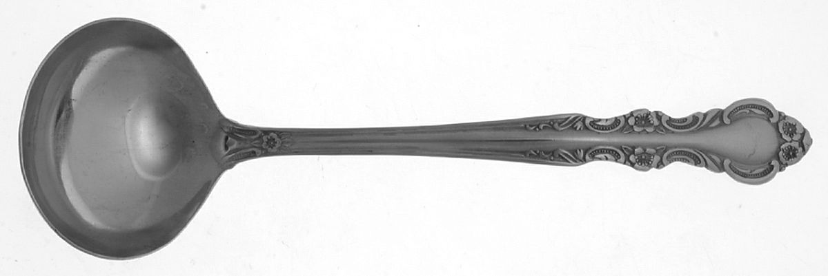 Sandra Jeanne (Stainless) Solid Gravy Ladle by Ekco Silver-1