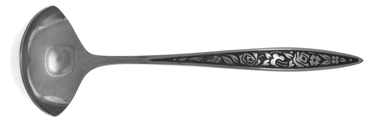 Santiago (Stainless) Solid Gravy Ladle by Ekco Silver-1