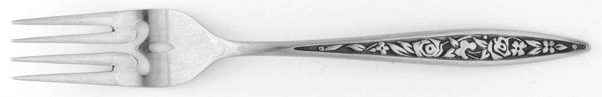 Santiago (Stainless) Individual Salad Fork by Ekco Silver-1