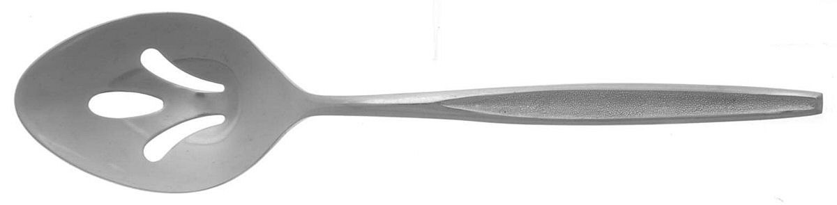 Sorority (Stainless) Pierced Tablespoon (Serving Spoon) by Ekco Silver-1