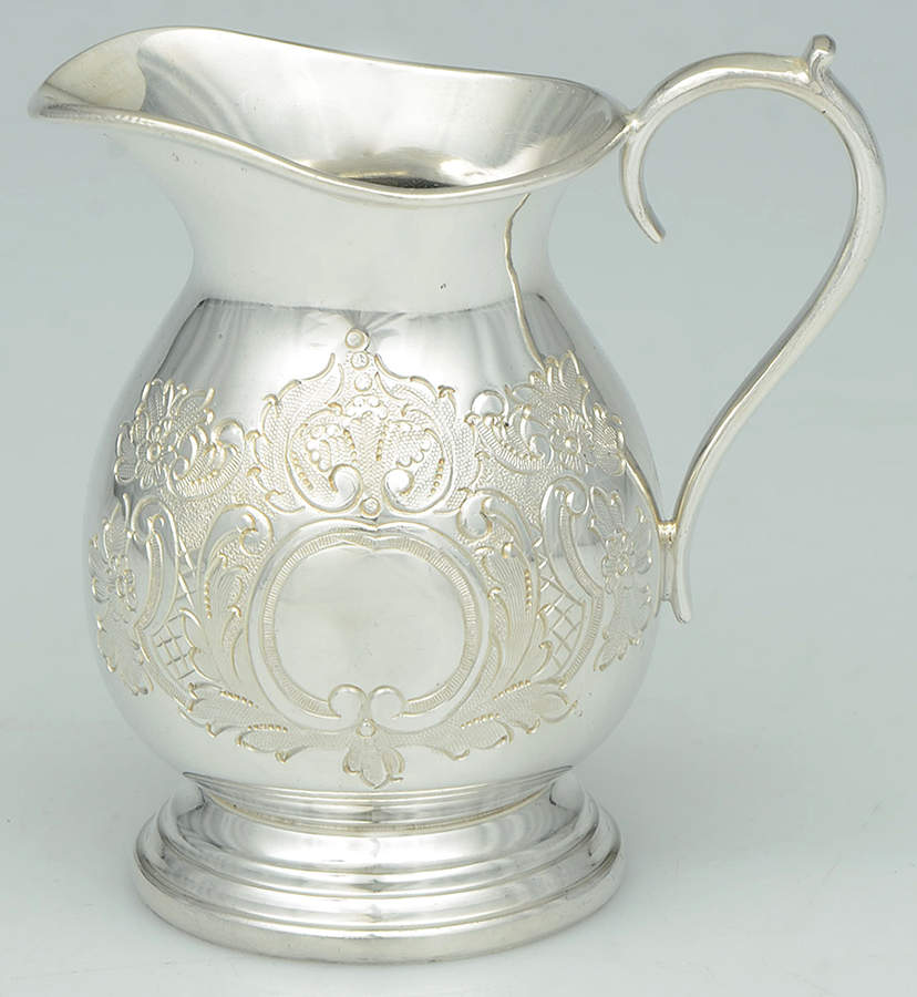 Silverplate Hollowware Silverplate Mini Creamer by Ellis-Barker-1