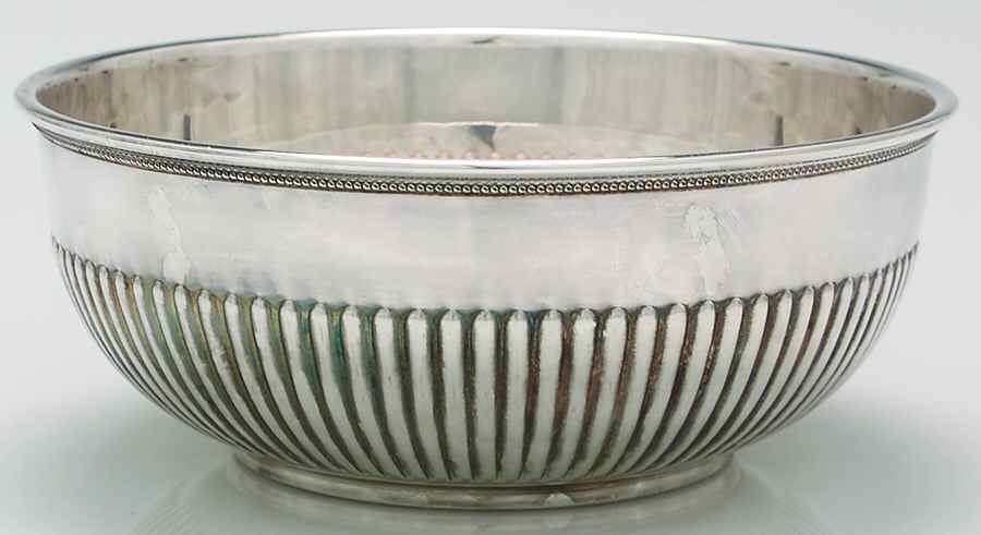 Silverplate Hollowware 8" Round Vegetable by Ellis-Barker-1