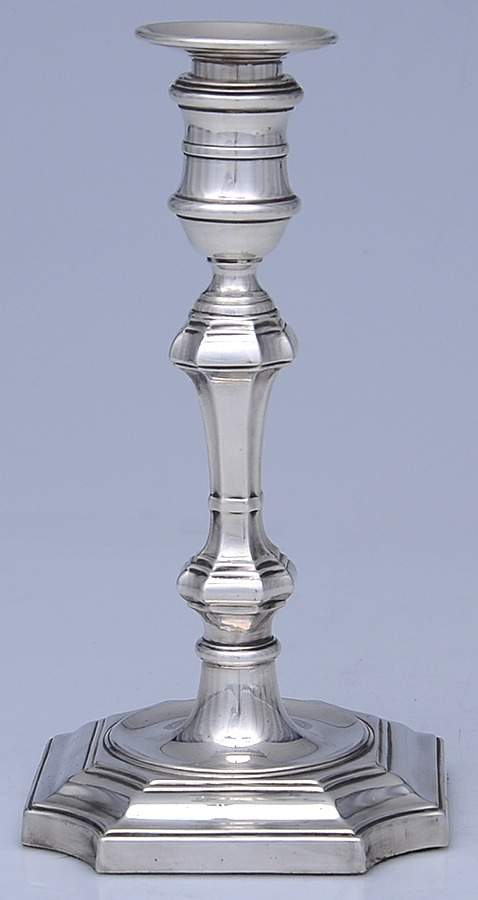 Silverplate Hollowware Candlestick by Ellis-Barker-1