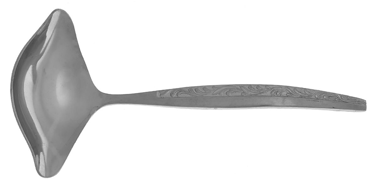 ELD10 (STAINLESS) Solid Gravy Ladle by Eldan-1