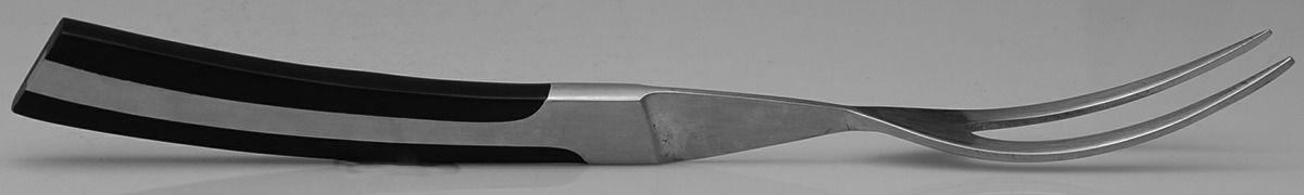ELD2-BLACK (STAINLESS) Large Stainless-Prong Roast Carving Fork by Eldan-1
