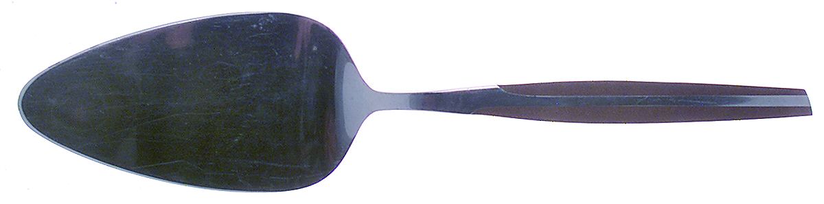 ELD2-BROWN (STAINLESS) All Stainless Pie Server by Eldan-1