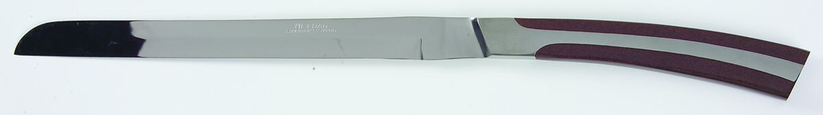 ELD2-BROWN (STAINLESS) Ham Slicer Knife, Solid Piece by Eldan-1
