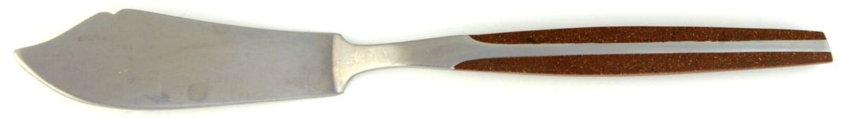 ELD2-BROWN (STAINLESS) Flat Handle Master Butter Knife by Eldan-1