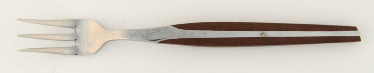 ELD2-BROWN (STAINLESS) Cocktail/Seafood Fork by Eldan-1