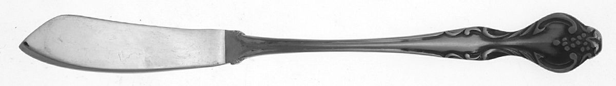 Masquerade (Stainless) Flat Handle Master Butter Knife by Epic Silver-1