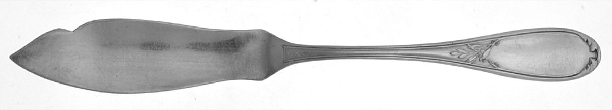 Lauriers (Silverplate) Individual Solid Fish Knife by Ercuis-1