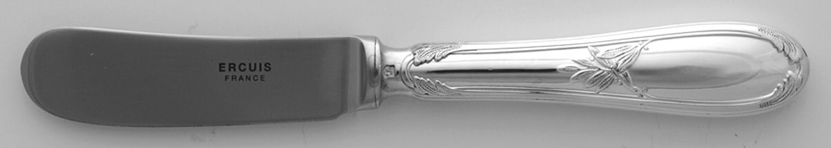 Lauriers (Silverplate) Hollow Handle Master Butter Knife by Ercuis-1