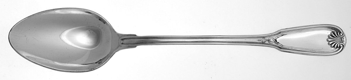 Maintenon (Silverplate) Solid Serving Spoon by Ercuis-1
