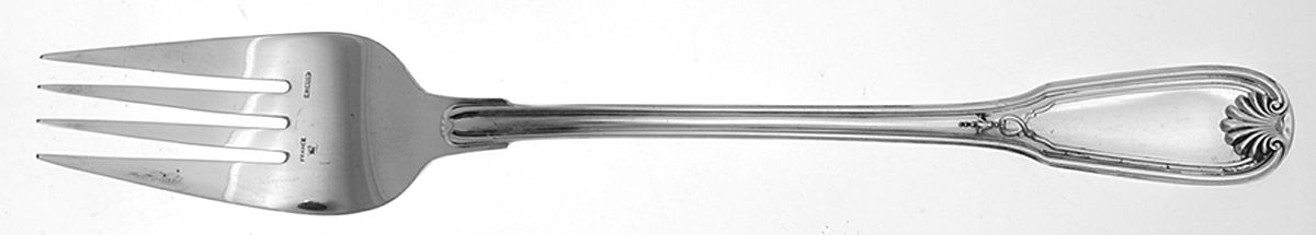Maintenon (Silverplate) Solid Serving Fork by Ercuis-1